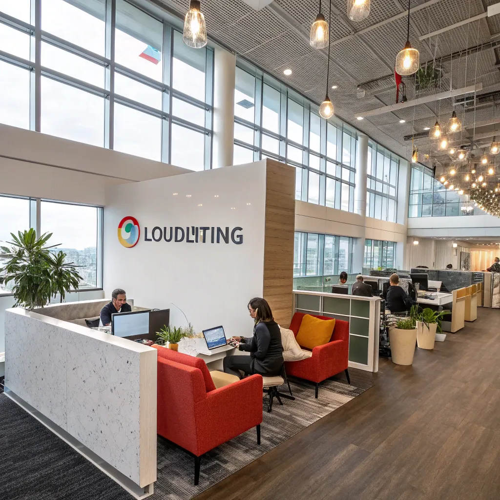 Modern office of LOUDLISTING