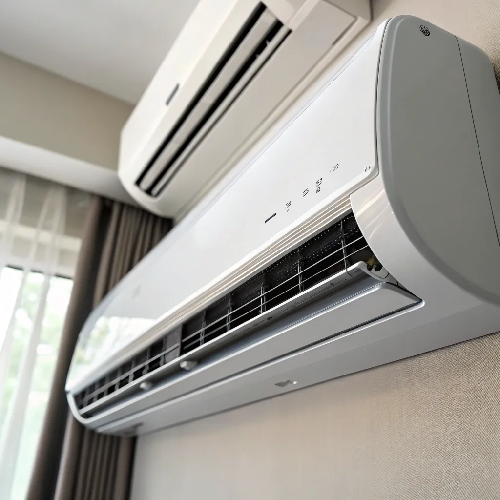 A modern home air conditioner